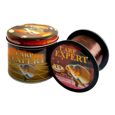 Волосінь Carp Expert UV 1000м 0.25 8.9кг Brown 30118825 фото