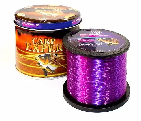 Леска Carp Expert UV 1000м 0.25 8.9кг Protect Purple 30121825 фото