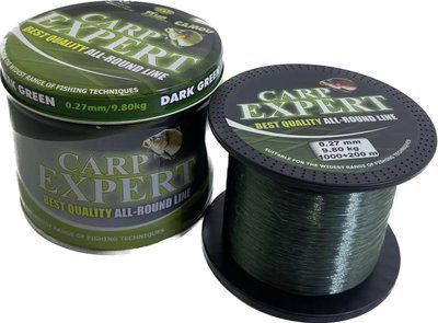 Леска Carp Expert Dark Green 1200м 0.4мм 20.6кг 30104840 фото